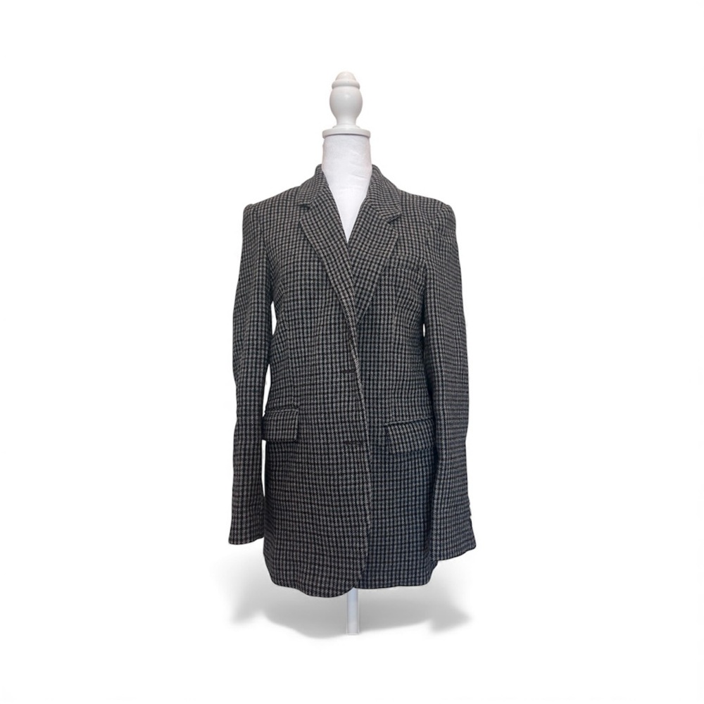 Zara Houndstooth/Plaid Blazer Size Small